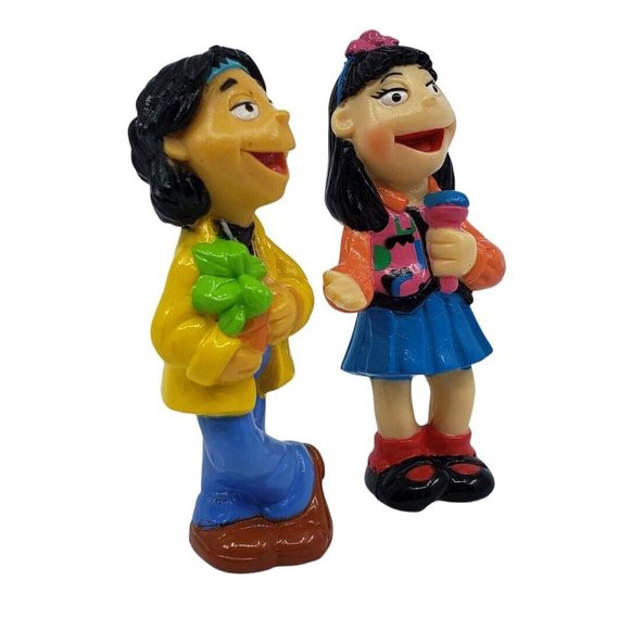 Vintage Puzzle Place Julie and Skye Toy Figures 3 in Lot of 2 LCC/KCET - Picture 2 of 9